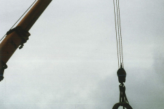 Demontage der Dampfmaschine 1998 im Säge & Hobelwerk Müller